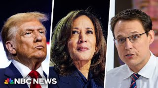 Steve Kornacki breaks down final NBC News poll as Trump and Harris campaigns secure final votes