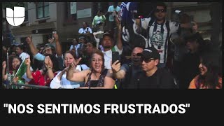 Mexicanos en Nueva York protestan para que los dejen votar tras cierre de las urnas