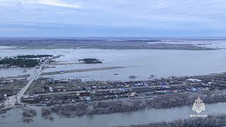 More homes flooded in Russian region bordering Kazakhstan