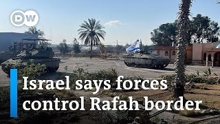 Israel pushes ahead with a military operation in Rafah as cease-fire talks continue | DW News