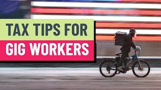 GIG Tax tips for gig workers