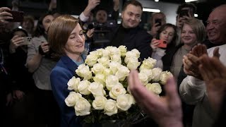 Pro-EU incumbent Maia Sandu re-elected to second term as president of Moldova