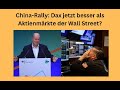 China-Rally: Dax jetzt besser als Aktienmärkte der Wall Street? Videoausblick