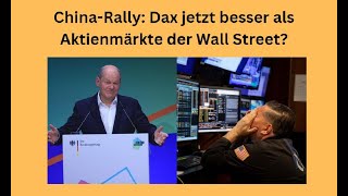 DOW JONES INDUSTRIAL AVERAGE China-Rally: Dax jetzt besser als Aktienmärkte der Wall Street? Videoausblick