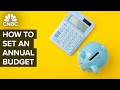 How To Set An Annual Budget