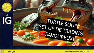 CAC40 INDEX Trading CAC40 (-0.67%): le turtle soup, un set up savoureux !