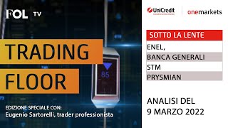 BANCA GENERALI Strategie operative su Enel, Banca Generali, STM e Prysmian con Eugenio Sartorelli