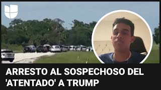 Este testigo hispano cuenta cómo vivió el arresto del sospechoso que intentó disparar a Trump