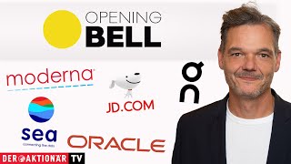 MICROSTRATEGY INC. Opening Bell: Oracle, On Holding, Microstrategy, Moderna, Meta, Intuitive Surgical, JD.com, Sea Ltd.
