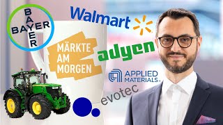 APPLIED MATERIALS INC. Märkte am Morgen: Bayer, Evotec, Adyen, Walmart, Applied Materials, Deere