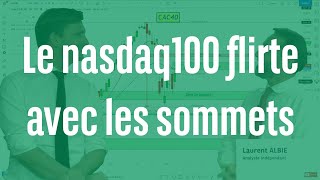 NASDAQ100 INDEX Le nasdaq100 flirte avec les sommets - 100% Marchés - soir - 04/04/24