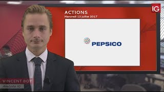 PEPSICO INC. Bourse - Action Pepsico, lancement de la saison des résultats semestriels - IG 12.07.2017