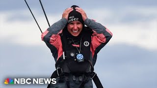 FIRST AMERICAN CORP. Sailor becomes first American woman to sail solo nonstop around the world