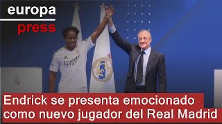 Endrick se presenta emocionado como nuevo jugador del Real Madrid