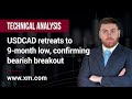 Technical Analysis: 23/06/2023 - USDCAD retreats to 9-month low, confirming bearish breakout