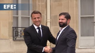 S&U PLC [CBOE] Gabriel Boric cierra con un almuerzo de trabajo con Macron su gira europea