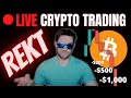 LIVE Bitcoin Trading | Why Crypto Crashing