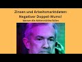 Zinsen und Arbeitsmarktdaten: Negativer Doppel-Wums! Marktgeflüster Teil 1