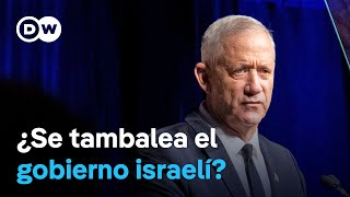 Dimite el ministro del gabinete de guerra de Israel por la gestión militar de Netanyahu