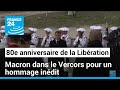 80e anniversaire de la Libération : Macron rend hommage au maquis du Vercors • FRANCE 24