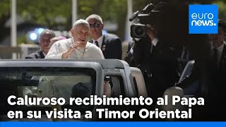 S&U PLC [CBOE] Recibimiento masivo y caluroso al Papa Francisco en su histórica visita Timor Oriental