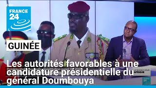 Guinée : les autorités favorables à une candidature présidentielle du chef de la junte