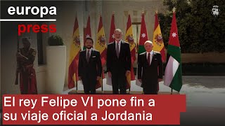 S&U PLC [CBOE] El rey Felipe VI pone fin a su viaje oficial a Jordania