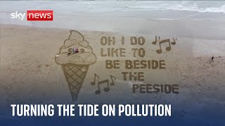 Campaigners take to beaches to protest against sewage in UK waters