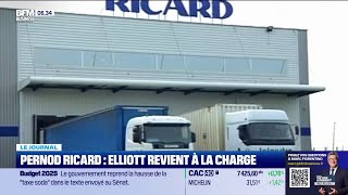 PERNOD RICARD Pernod Ricard: Eliott revient à la charge