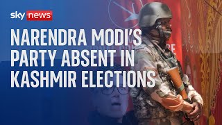 India: Narendra Modi&#39;s party notably absent in Kashmir after removing its special status