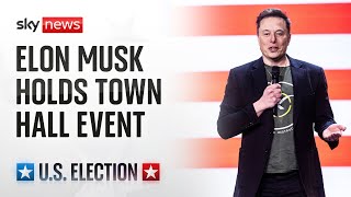 ELON AB [CBOE] Elon Musk holds town hall event in Pennsylvania