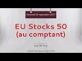 Idée de trading : achat EU Stocks 50 au comptant