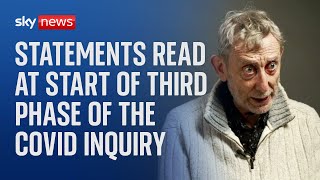 Impact statements read out as phase three of the Covid Inquiry begins