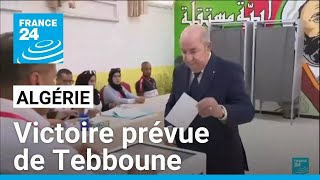 Présidentielle en Algérie : victoire prévue de Tebboune • FRANCE 24