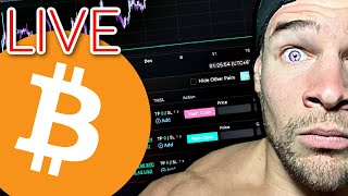 BITCOIN LIVE TRADING! WHAT is happening with BITCOIN???? (Targets &amp; Analysis)