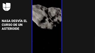 DART GRP. ORD 1.25P ☄️La NASA logró desviar el curso de un asteroide tras el impacto con la sonda DART