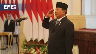 Prabowo Subianto asume la presidencia de Indonesia, por un mandato de 5 años