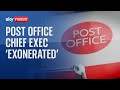 Post Office boss Nick Read 'exonerated' after investigation into bullying allegations