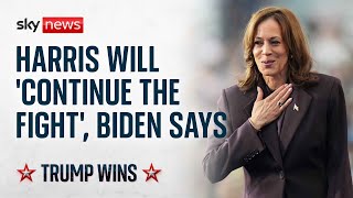 MONUMENTAL RES US election latest: Kamala Harris concedes election to Trump after monumental political comeback