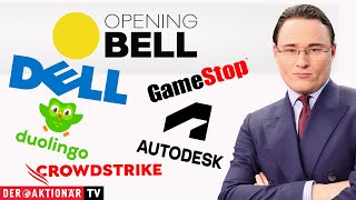 AUTODESK INC. Opening Bell: General Motors, Autodesk, Crowdstrike, Duolingo, Gamestop, Dell, HP