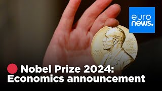 NOBEL 🔴 LIVE: Nobel Prize in Economics 2024 announcement from Sweden | euronews 🇬🇧