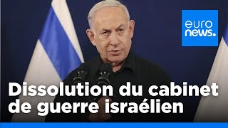 Benjamin Netanyahu dissout le cabinet de guerre israélien