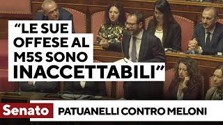 Patuanelli contro Meloni: &quot;Inaccettabili le sue offese al M5s. Questo gruppo merita rispetto&#39;