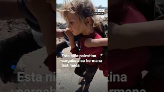 S&U PLC [CBOE] Esta niña palestina cargó durante una hora a su hermana lastimada