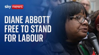 ABBOTT LABORATORIES BREAKING: Diane Abbott free to stand as Labour candidate | Vote 2024