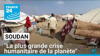 Soudan : &quot;La plus grande crise humanitaire de la planète&quot; (NRC) • FRANCE 24