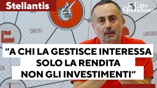 Stellantis, De Palma: “Unico interesse di chi la gestisce è rendita finanziaria, non investimenti&quot;