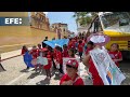 Niños Tzotzil de Chiapas marchan por un trabajo digno y seguro en el Día Internacional del Trabajo