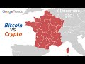 Google Trends -  Bitcoin vs Crypto en France