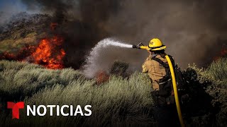 California enfrenta más de 15 incendios forestales alimentados por el viento y el calor